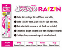Metal Jacker RAIZIN Chartreuse Zebra Jig